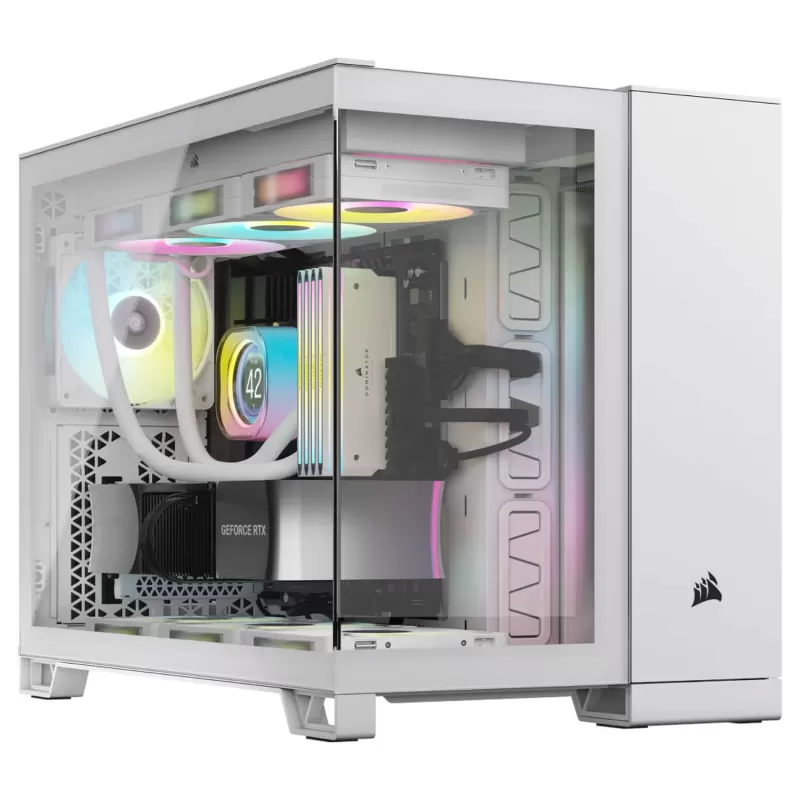 מארז Corsair 2500X RGB לבן Micro ATX מארז Corsair 2500X RGB לבן Micro ATX