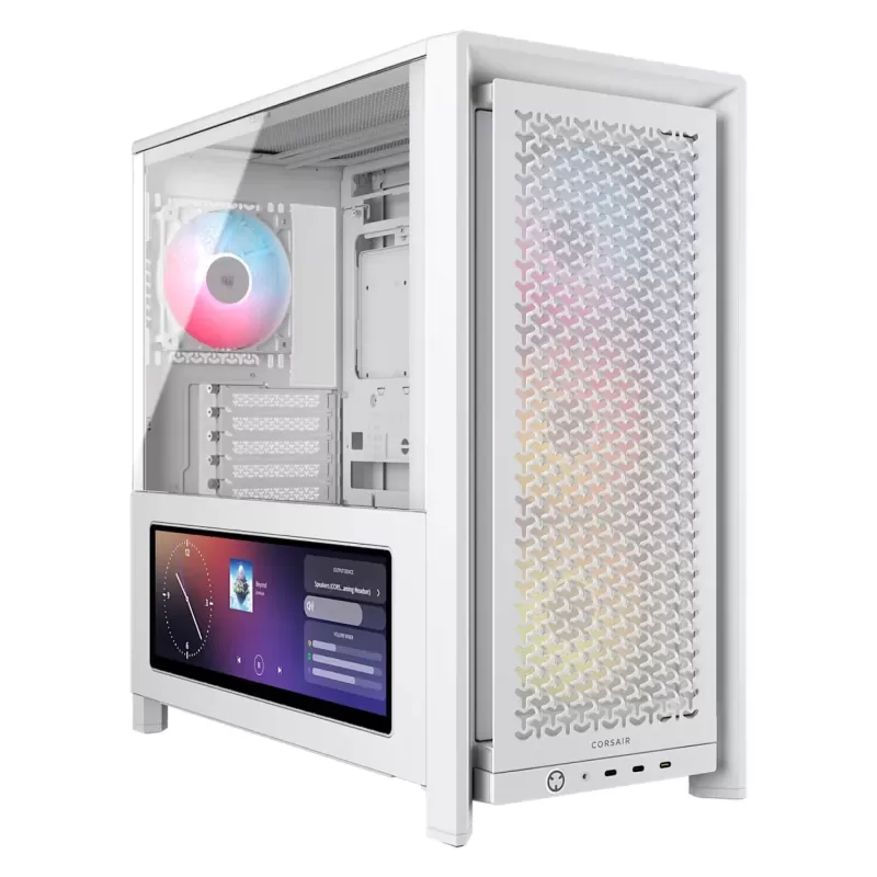 Computer Case Corsair FRAME 4000D RS ARGB Premium white Mid Tower Mid Tower Computer Case Corsair FRAME 4000D RS ARGB Premium white Mid Tower Mid Tower