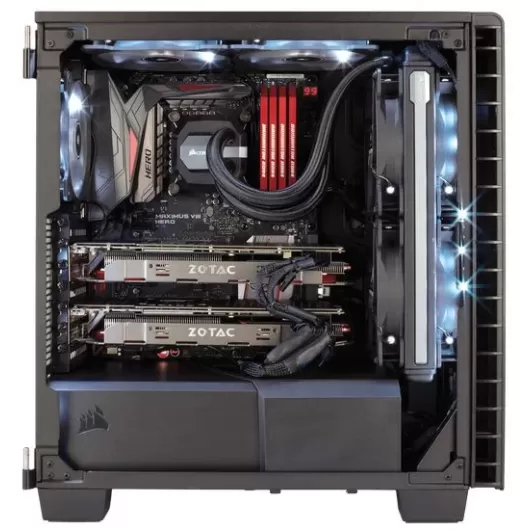 מארז Corsair 400C שחור Mid Tower