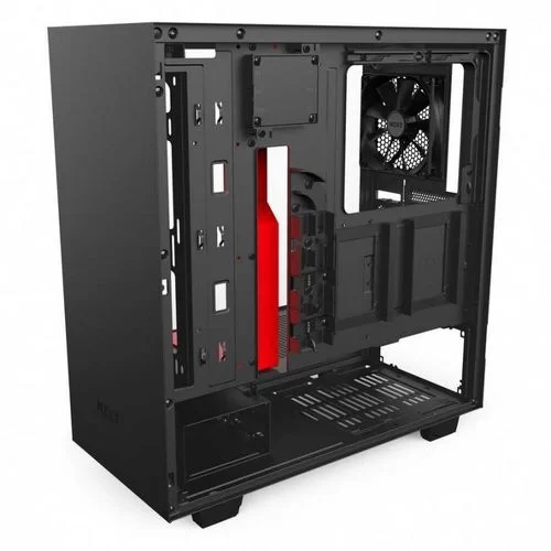 Корпус NZXT H500i black, red