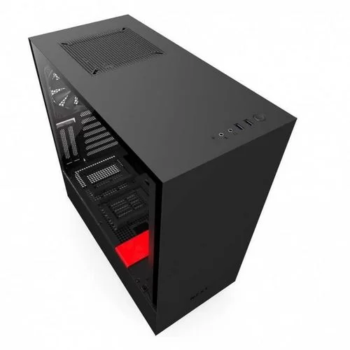 Корпус NZXT H500i black, red