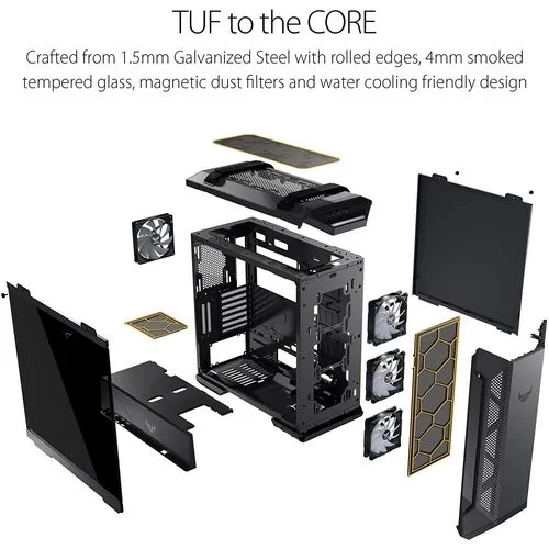 Корпус Asus TUF Gaming GT501 gray ATX Mid Tower
