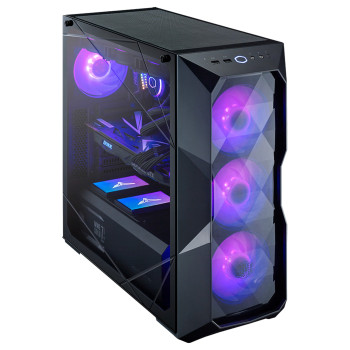 Case Cooler Master MASTERBOX TD500 CRYSTAL Mid Tower Color:black Case Cooler Master MASTERBOX TD500 CRYSTAL Mid Tower Color:black