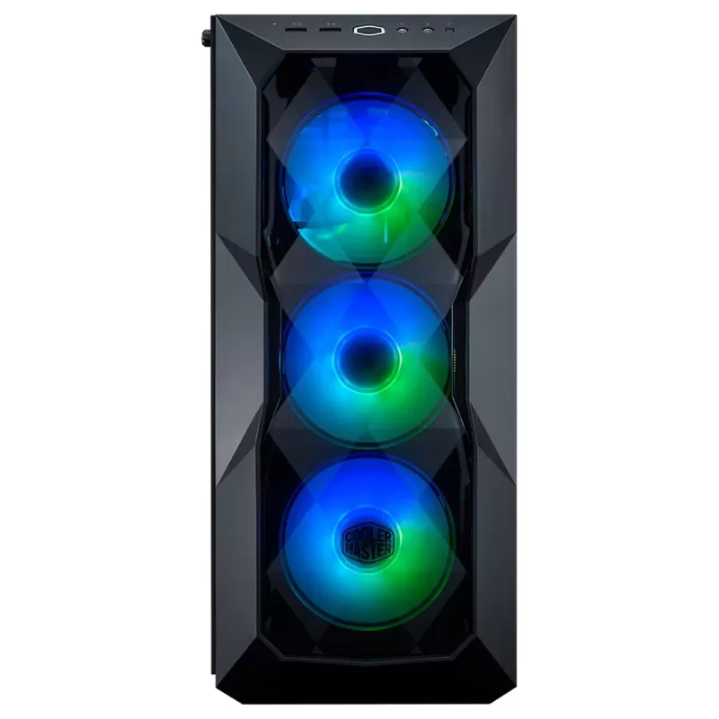 מארז Cooler Master MASTERBOX TD500 CRYSTAL Mid Tower צבע שחור