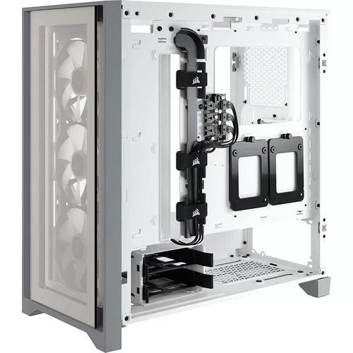 Корпус Corsair iCUE 4000X RGB Tempered Glass white Mid Tower Корпус Corsair iCUE 4000X RGB Tempered Glass white Mid Tower