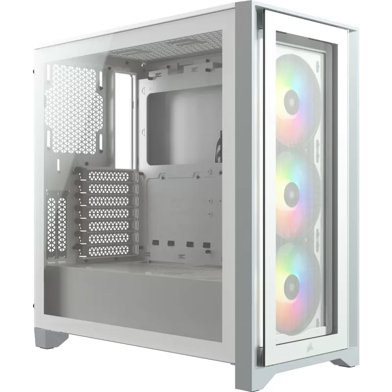Корпус Corsair iCUE 4000X RGB Tempered Glass white Mid Tower Корпус Corsair iCUE 4000X RGB Tempered Glass white Mid Tower