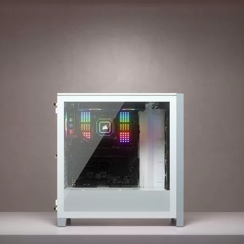 Корпус Corsair iCUE 4000X RGB Tempered Glass white Mid Tower Корпус Corsair iCUE 4000X RGB Tempered Glass white Mid Tower