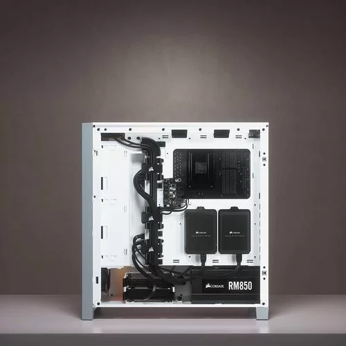 Корпус Corsair iCUE 4000X RGB Tempered Glass white Mid Tower Корпус Corsair iCUE 4000X RGB Tempered Glass white Mid Tower