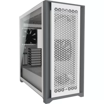 מארז Corsair 5000D AIRFLOW Tempered Glass לבן Mid Tower