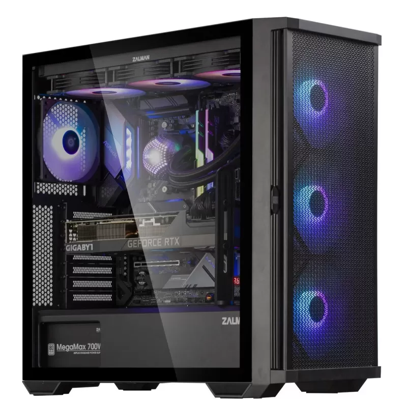 מארז Zalman Z10 PLUS Mid Tower צבע שחור מארז Zalman Z10 PLUS Mid Tower צבע שחור