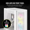 מארז Corsair iCUE 5000D RGB AIRFLOW - לבן Mid Tower
