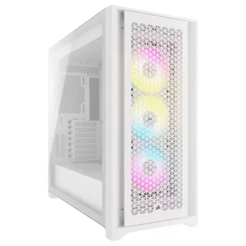מארז Corsair iCUE 5000D RGB AIRFLOW - לבן Mid Tower מארז Corsair iCUE 5000D RGB AIRFLOW - לבן Mid Tower