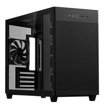 מארז Asus Prime AP201 Tempered Glass שחור Micro ATX