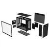 מארז Asus Prime AP201 Tempered Glass שחור Micro ATX