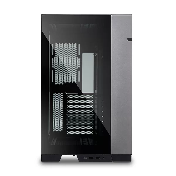Case LIAN-LI Mid Tower O11DEG Dynamic EVO Grey ATX Color:black, silver