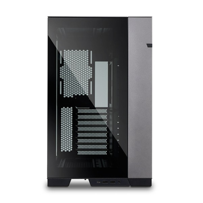 Case LIAN-LI Mid Tower O11DEG Dynamic EVO Grey ATX Color:black, silver