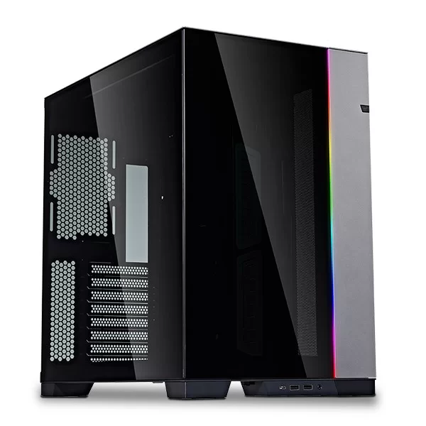 Case LIAN-LI Mid Tower O11DEG Dynamic EVO Grey ATX Color:black, silver
