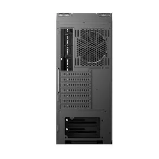 Case IPPON Ippon case Tempered glass 3X 120 Rainbow fans ATX Color:black