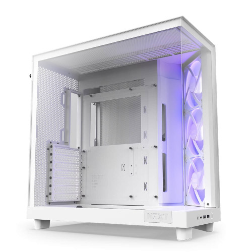 Case NZXT H6 Flow RGB white Mini Tower