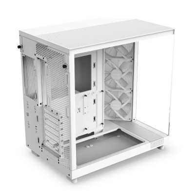 Case NZXT H6 Flow RGB white Mini Tower Case NZXT H6 Flow RGB white Mini Tower