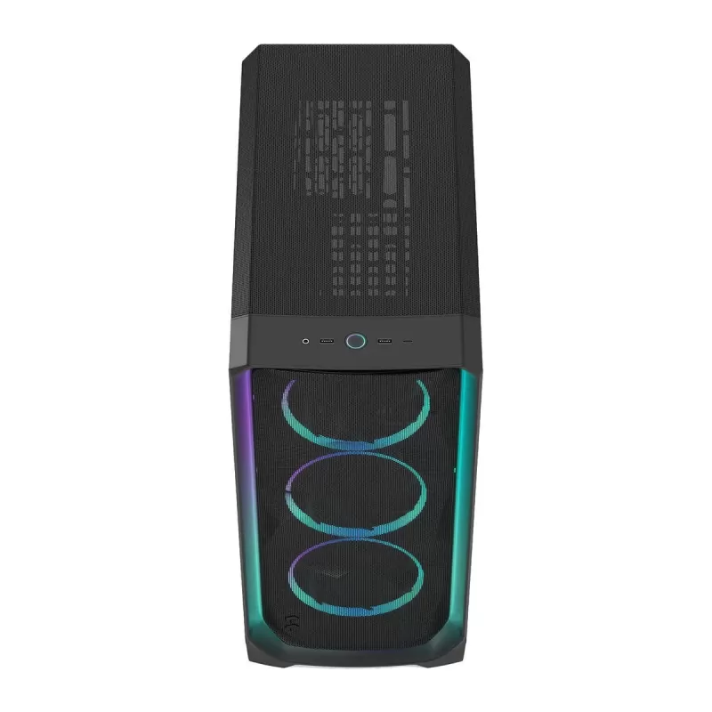 Case Fractal Design Meshify 3 Ambience Pro RGB TG Light Tint Mid Tower Color:black