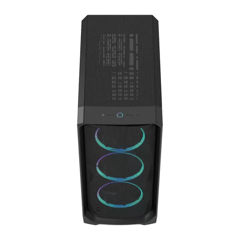 Корпус Fractal Design Meshify 3 RGB TG Light Tint Mid Tower Цвет:чёрный