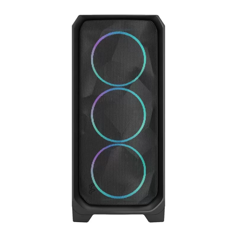Корпус Fractal Design Meshify 3 RGB TG Light Tint Mid Tower Цвет:чёрный