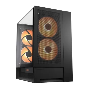 מארז COUGAR OmnyX Mid Tower (פנורמי / רב-כיווני) צבע שחור