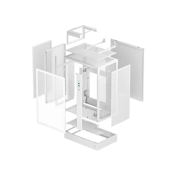 מארז DEEPCOOL CH170 PLUS לבן Mini ITX