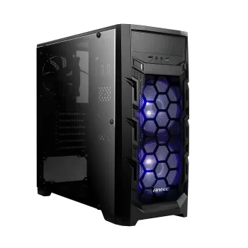 מארז Antec GX202 Blue Fans Mid Tower צבע שחור