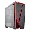 מארז Corsair SPEC-04 Tempered Glass שחור, אדום Mid Tower מארז Corsair SPEC-04 Tempered Glass שחור, אדום Mid Tower
