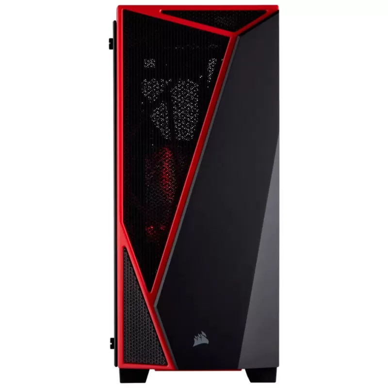 מארז Corsair SPEC-04 Tempered Glass שחור, אדום Mid Tower מארז Corsair SPEC-04 Tempered Glass שחור, אדום Mid Tower