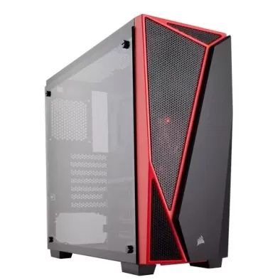 מארז Corsair SPEC-04 Tempered Glass שחור, אדום Mid Tower מארז Corsair SPEC-04 Tempered Glass שחור, אדום Mid Tower