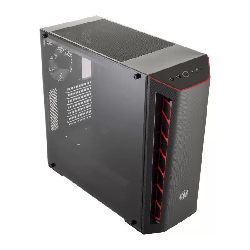 מארז Cooler Master MasterBox MB510L אדום צבע שחור