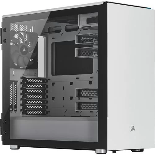 מארז Corsair Carbide Series 678C Low Noise Tempered Glass לבן Mid Tower