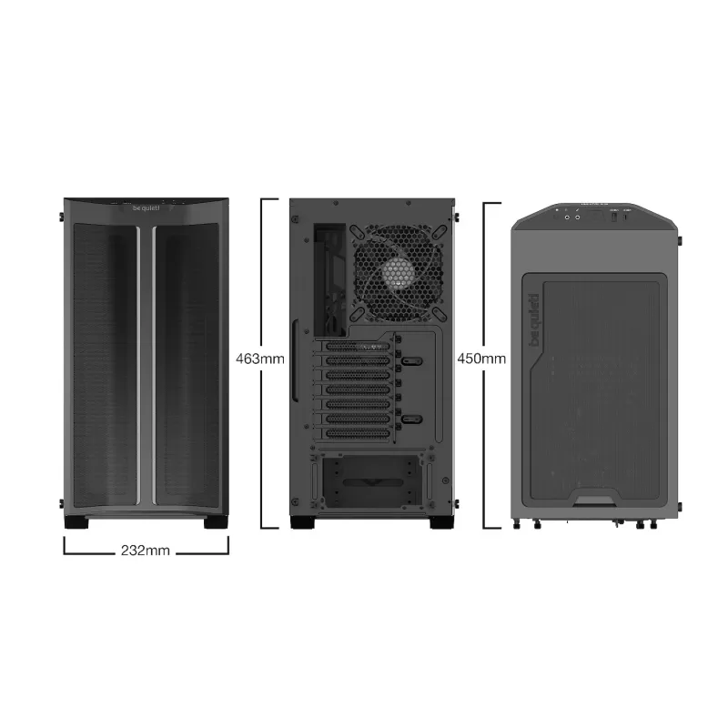 מארז be quiet! PURE BASE 500DX שחור Mid Tower