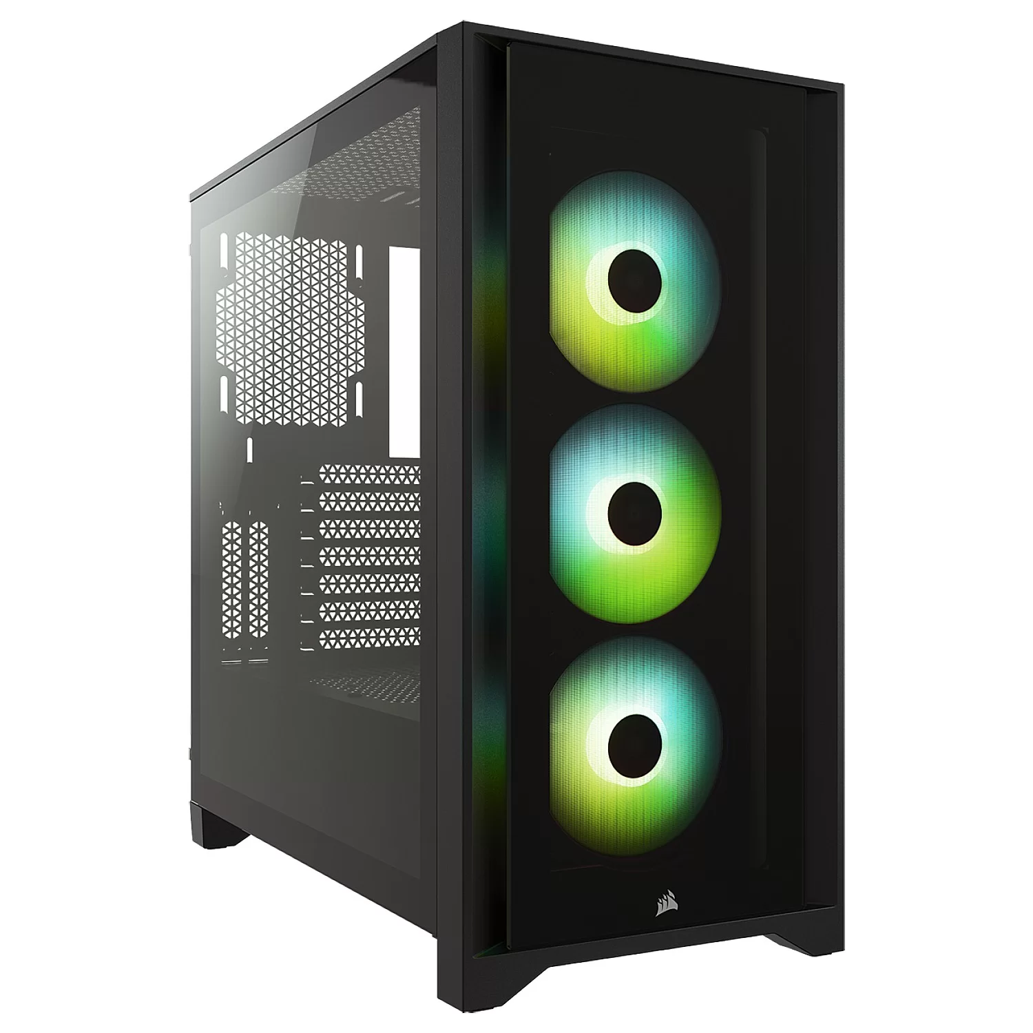 Корпус Corsair iCUE 4000X RGB Tempered Glass black Mid Tower