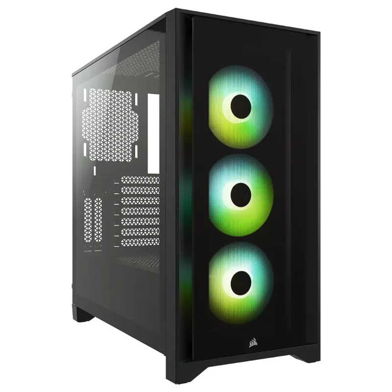 Корпус Corsair iCUE 4000X RGB Tempered Glass black Mid Tower