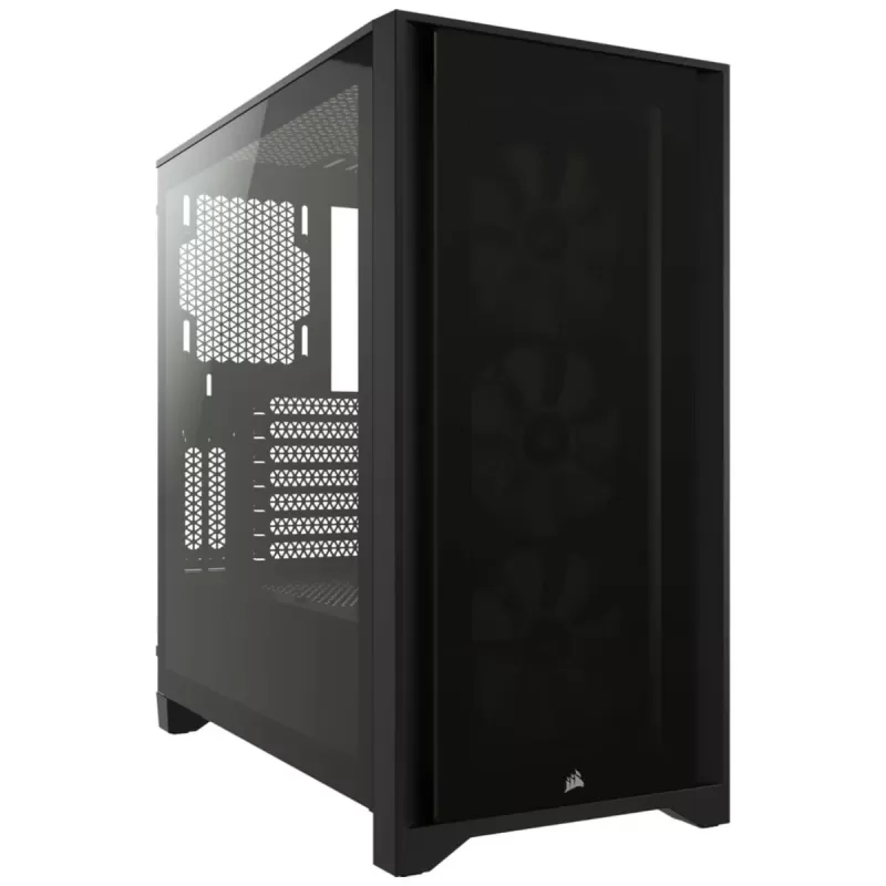 Корпус Corsair iCUE 4000X RGB Tempered Glass black Mid Tower