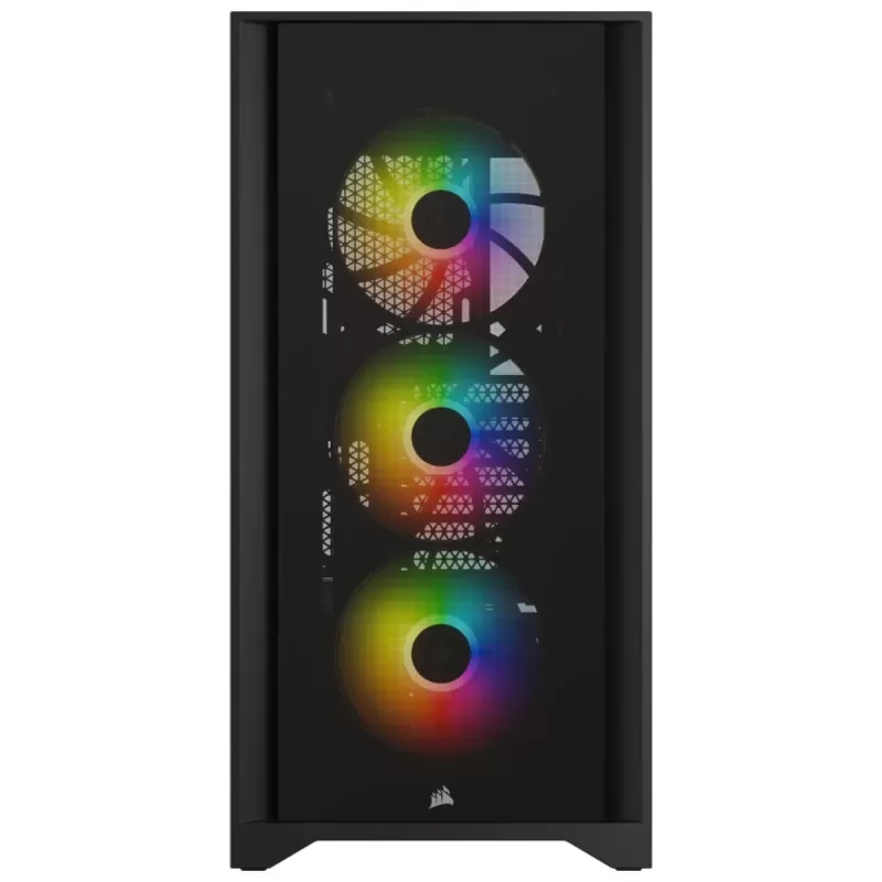Корпус Corsair iCUE 4000X RGB Tempered Glass black Mid Tower