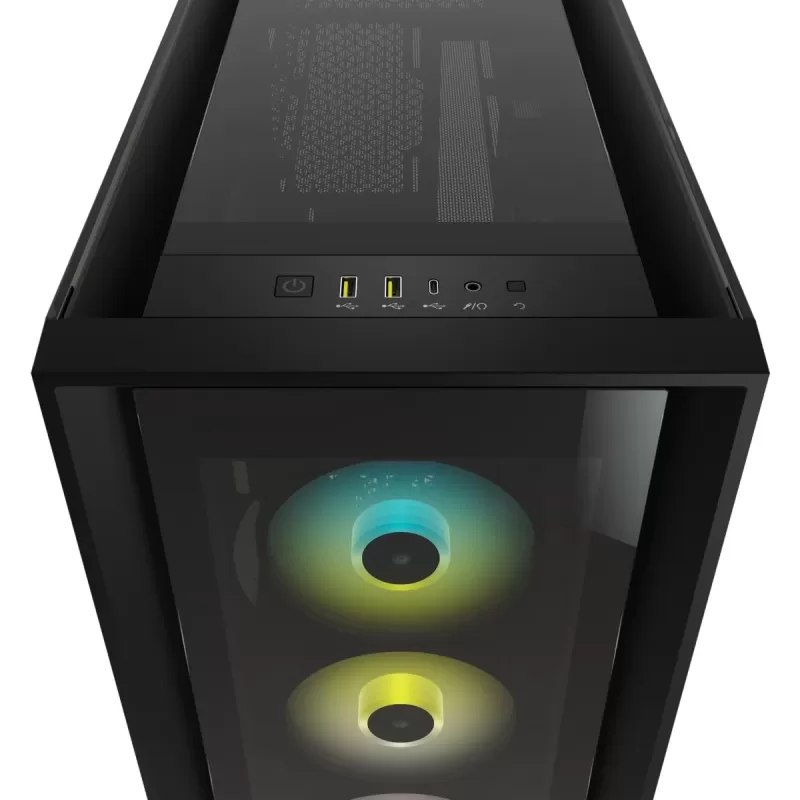 Case Corsair iCUE 5000X RGB Tempered Glass black Mid Tower