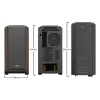 מארז be quiet! SILENT BASE 601 Window כתום Mid Tower צבע שחור, כתום