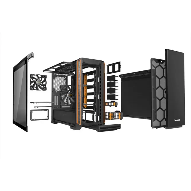 מארז be quiet! SILENT BASE 601 Window כתום Mid Tower צבע שחור, כתום