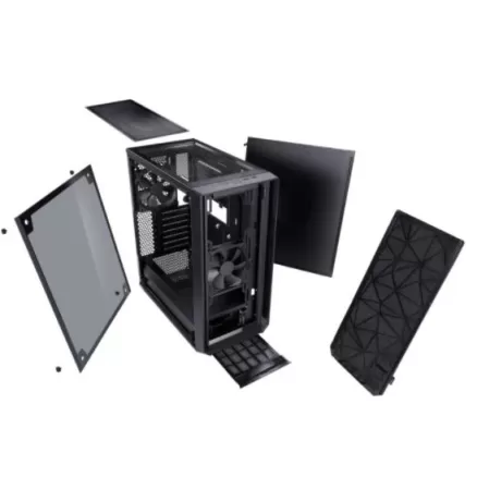 מארז Fractal Design Meshify C Tempered Glass שחור Mid Tower