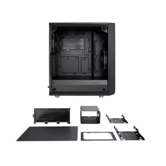 מארז Fractal Design Meshify C Tempered Glass שחור Mid Tower