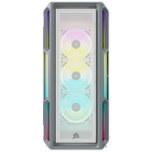 Case Corsair iCUE 5000T RGB Tempered Glass - white Mid-Tower