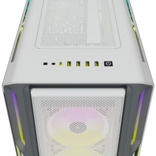 Case Corsair iCUE 5000T RGB Tempered Glass - white Mid-Tower