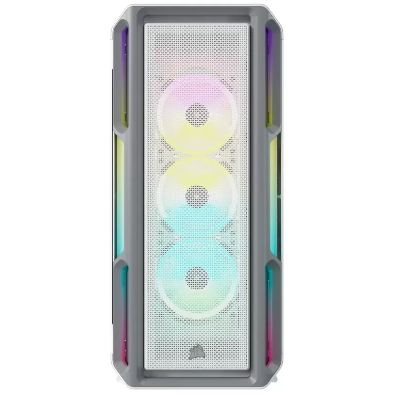 Case Corsair iCUE 5000T RGB Tempered Glass - white Mid-Tower