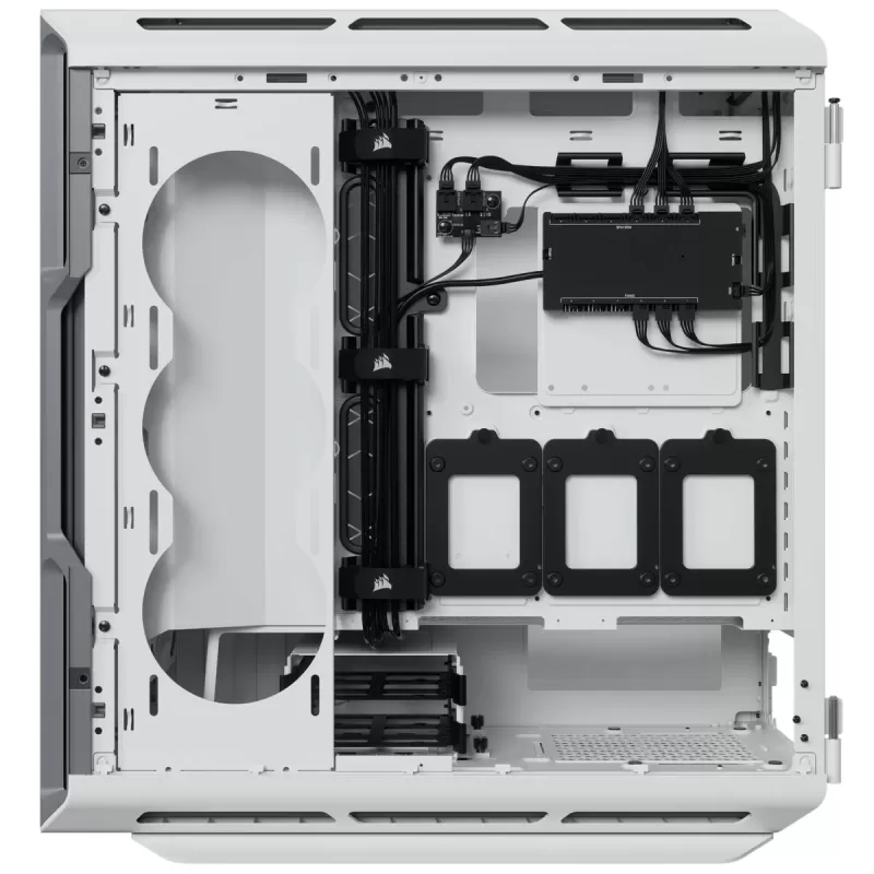 Case Corsair iCUE 5000T RGB Tempered Glass - white Mid-Tower