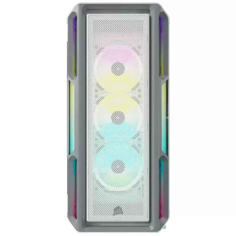Case Corsair iCUE 5000T RGB Tempered Glass - white Mid-Tower